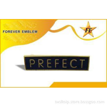 Shiny Plating Iron Magnetic Custom Metal Badge With Enamel